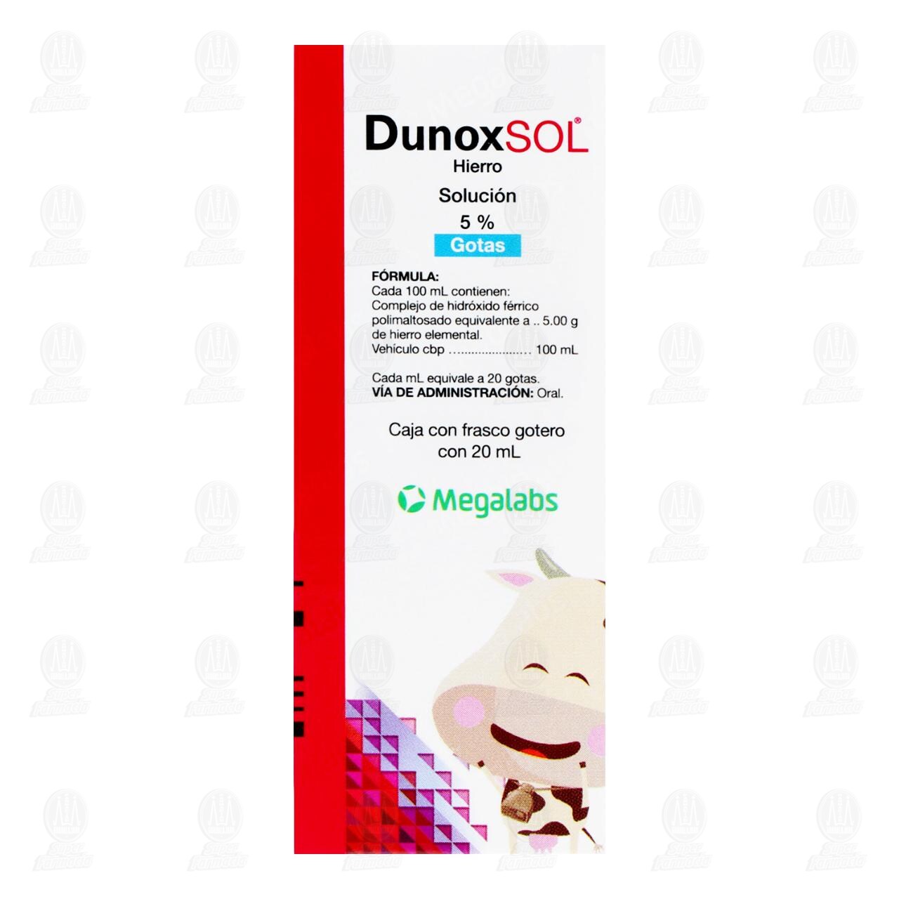 Dunoxsol 5% Soluci&oacute;n Gotas, 20 ml. image number 2