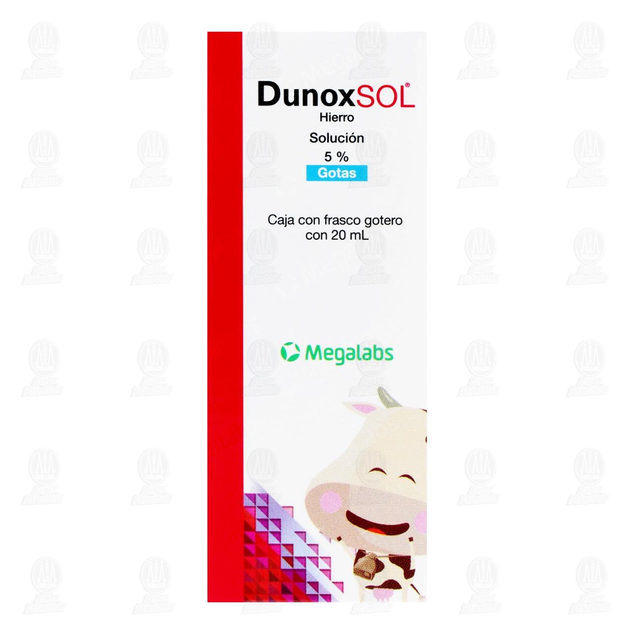 Dunoxsol 5% Soluci&oacute;n Gotas, 20 ml. image number 1
