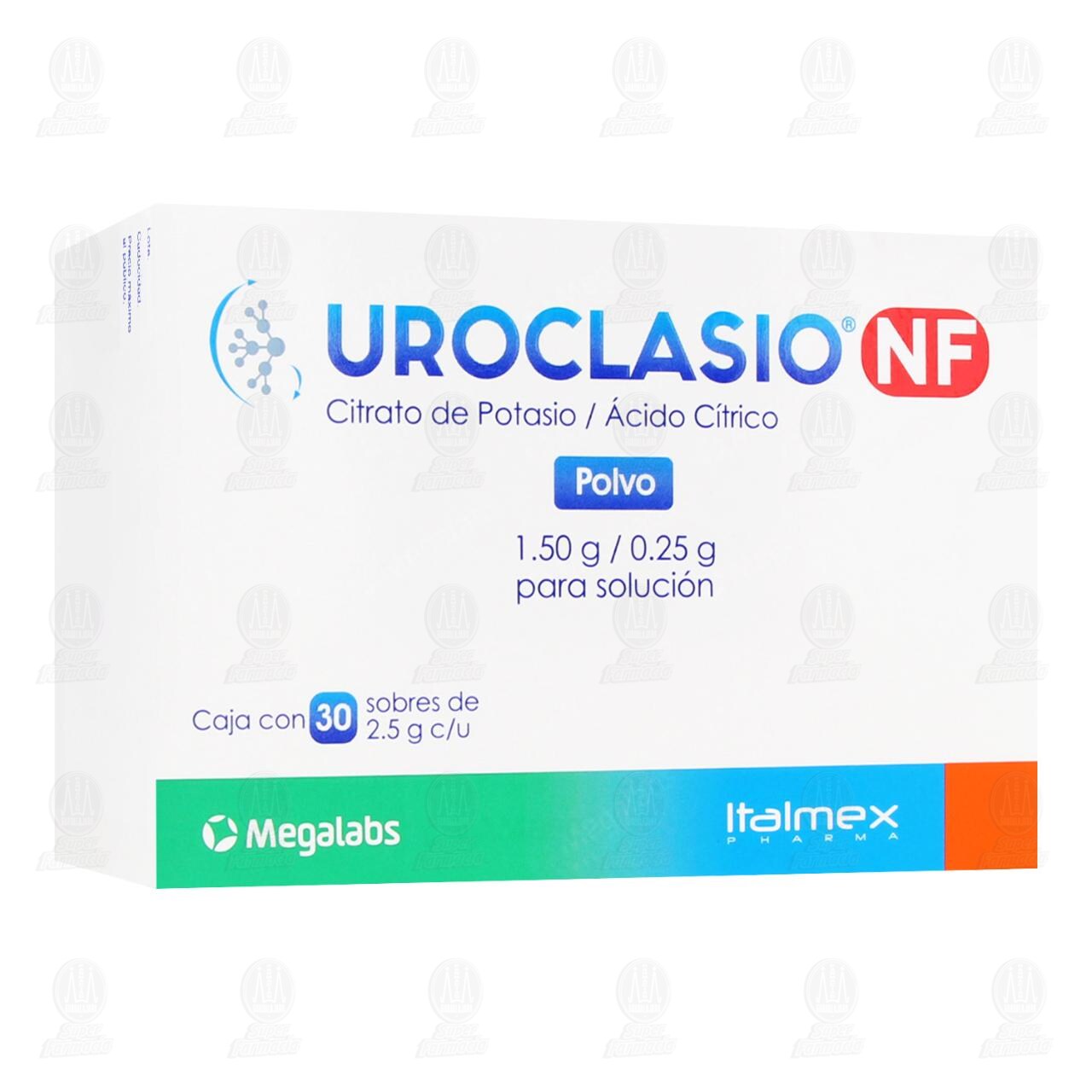 Uroclasio NF 1.50gr/0.25gr Polvo, 30 Sobres. image number 0