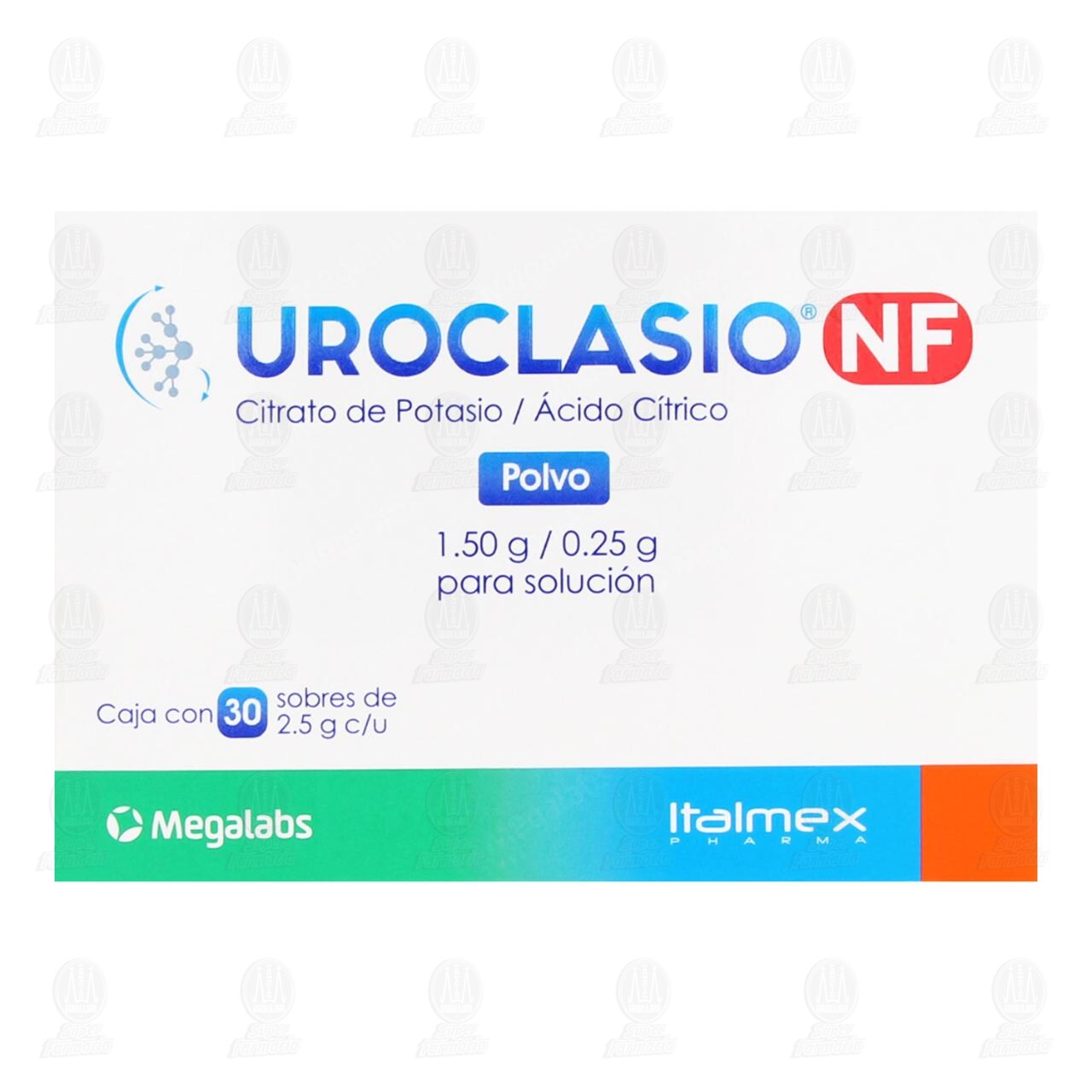 Uroclasio NF 1.50gr/0.25gr Polvo, 30 Sobres. image number 1