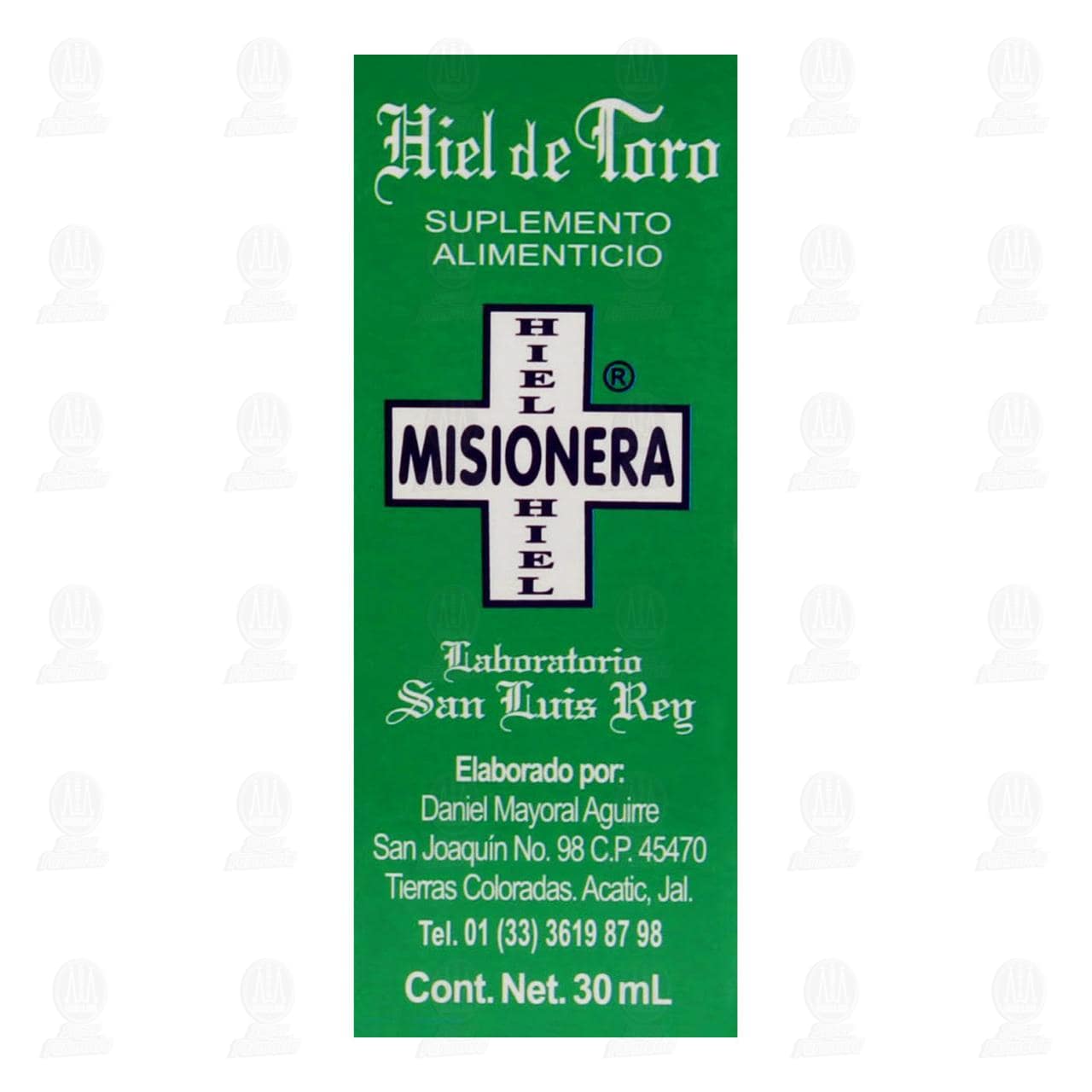 Hiel de Toro Misionera, 30 ml. image number 1