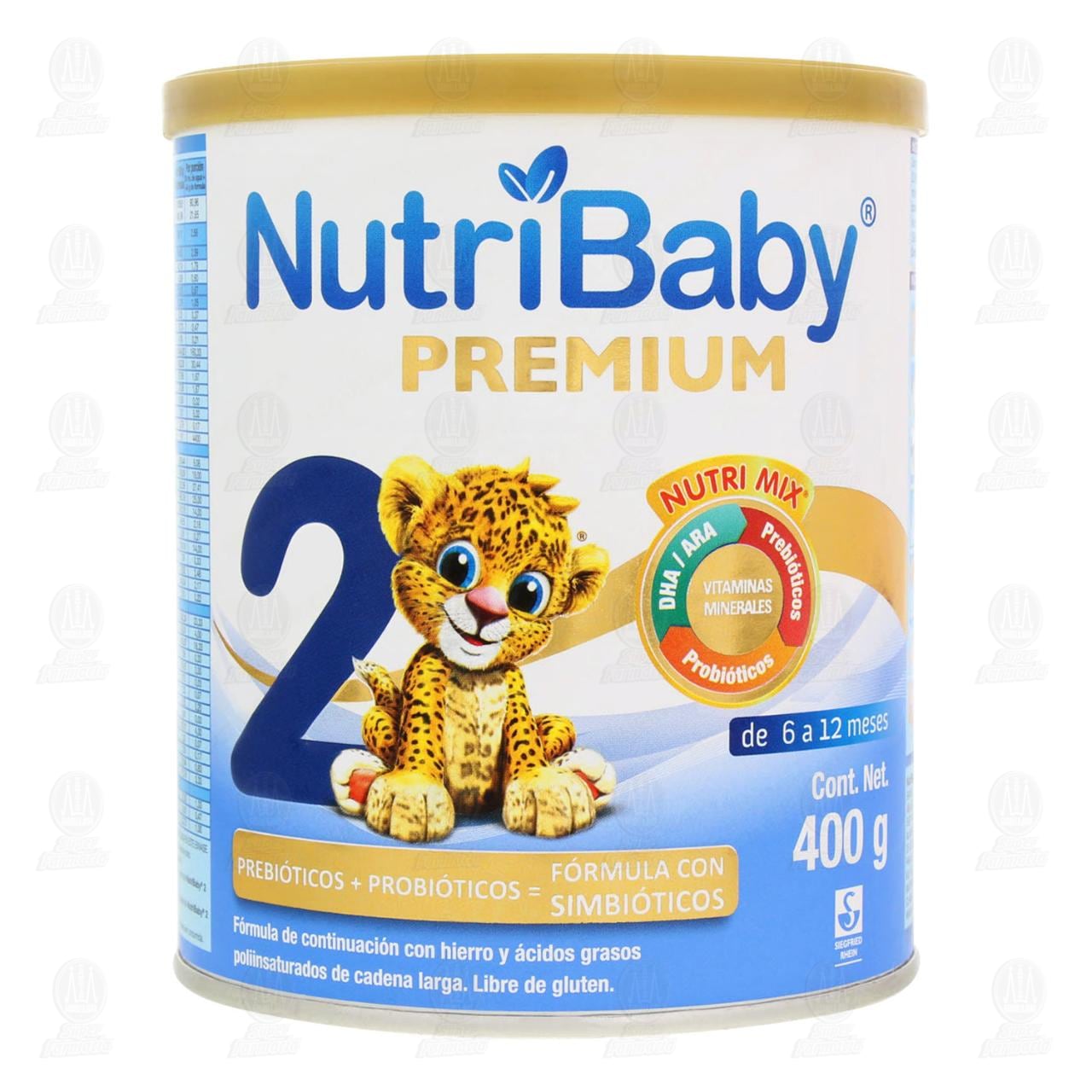 F&oacute;rmula Infantil NutriBaby Premium 2 en Polvo (Edad 6-12 Meses), 400 gr. image number 1