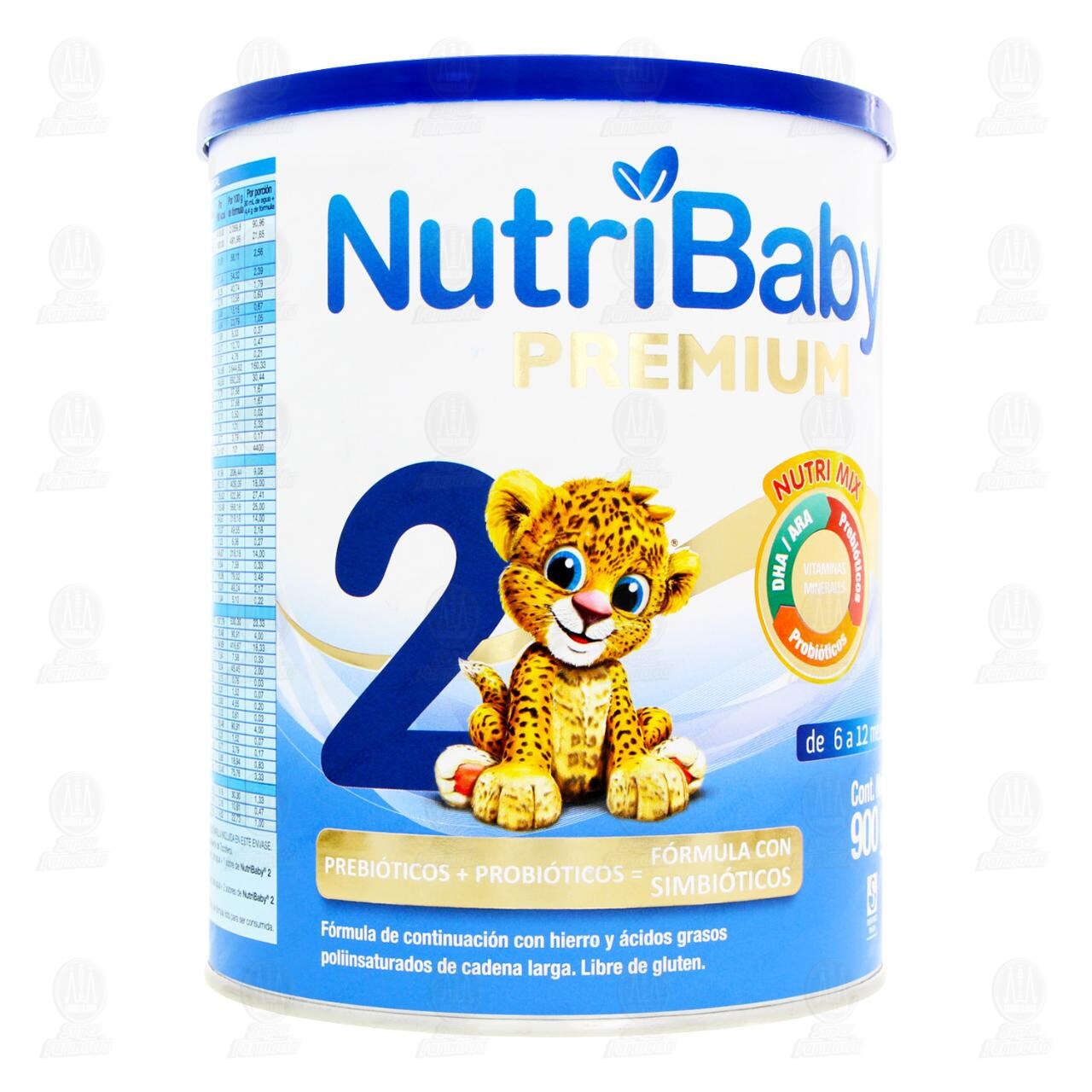 F&oacute;rmula Infantil NutriBaby Premium 2 en Polvo (Edad 6-12 Meses), 900 gr. image number 0