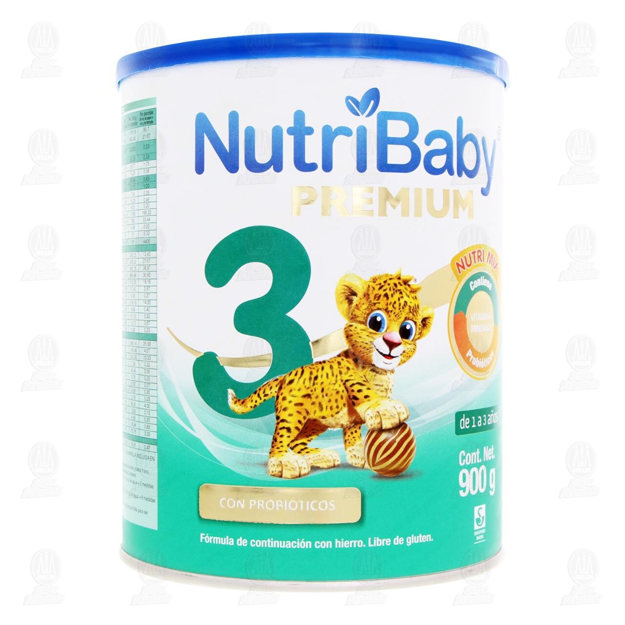 F&oacute;rmula Infantil NutriBaby Premium 3 en Polvo (Edad 1-3 a&ntilde;os), 900 gr. image number 0