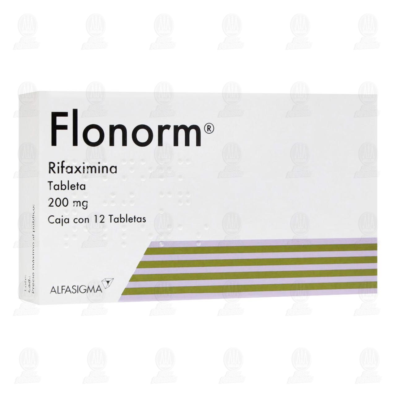 Flonorm 200 mg, 12 Tabletas. image number 0