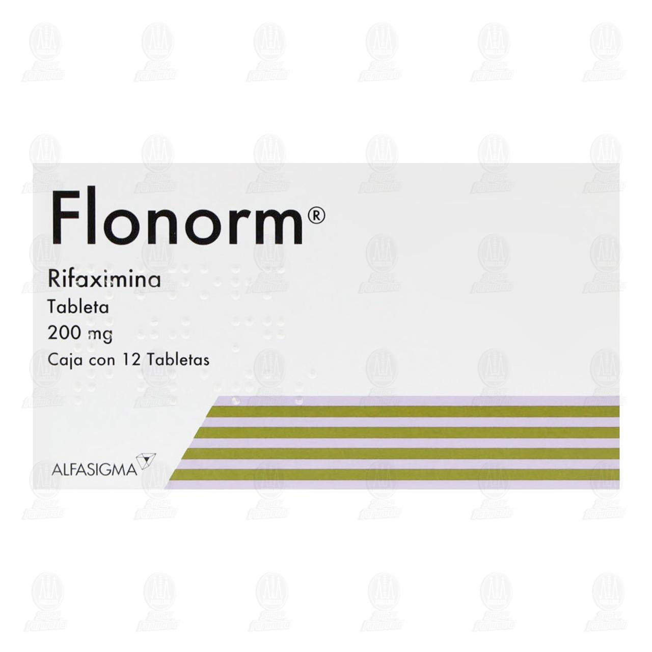 Flonorm 200 mg, 12 Tabletas. image number 1