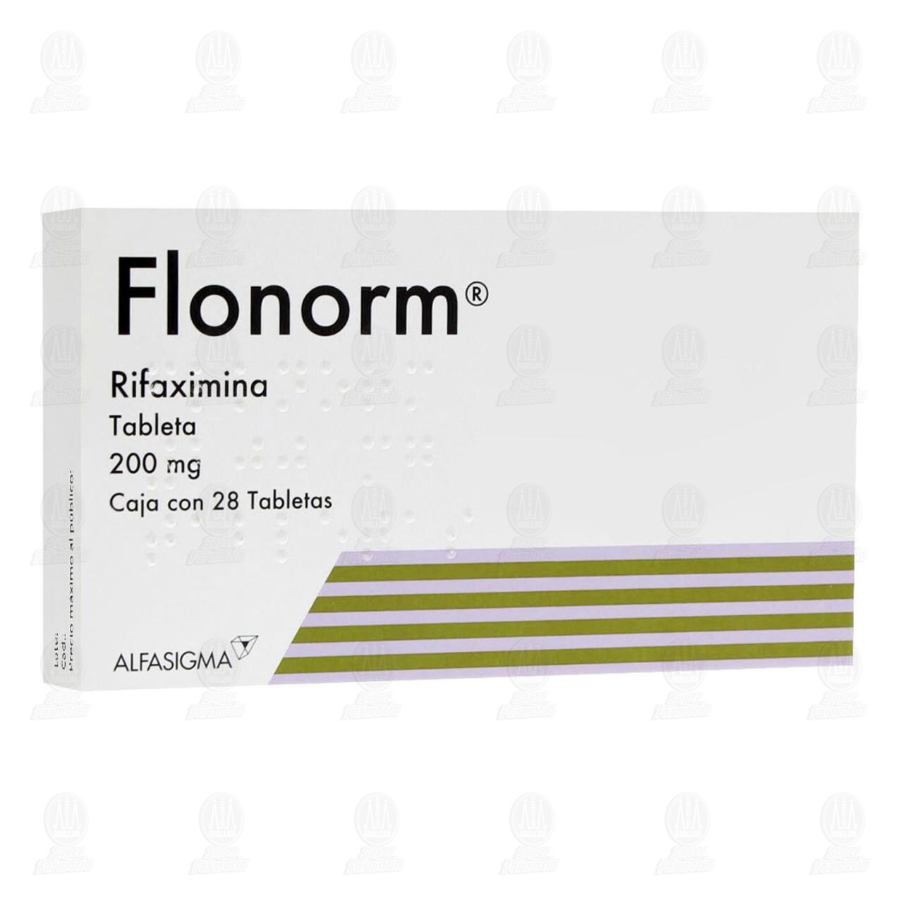 Flonorm 200 mg, 28 Tabletas. image number 0