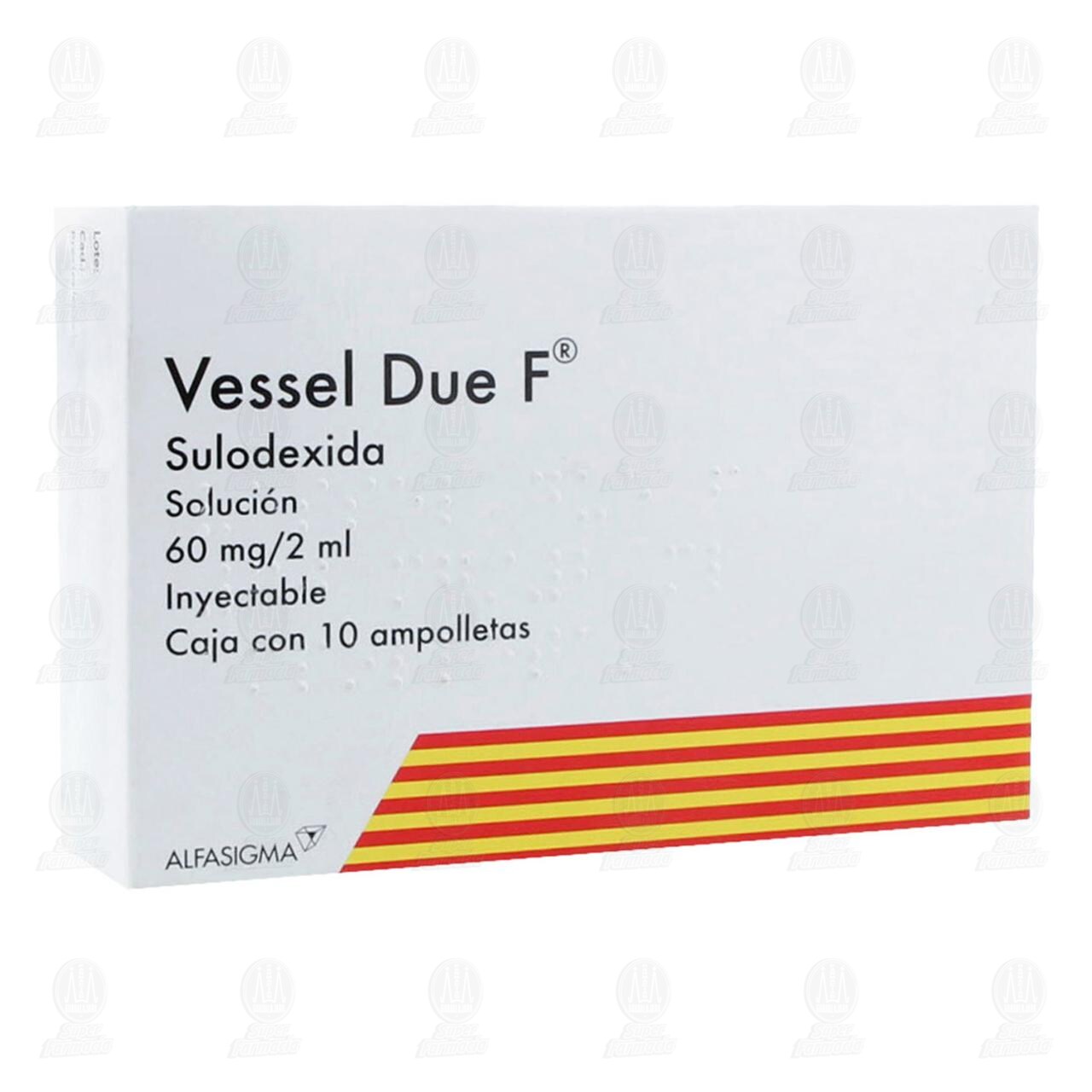 Vessel Due F 60mg/2ml Soluci&oacute;n Inyectable, 10 Ampolletas. image number 0