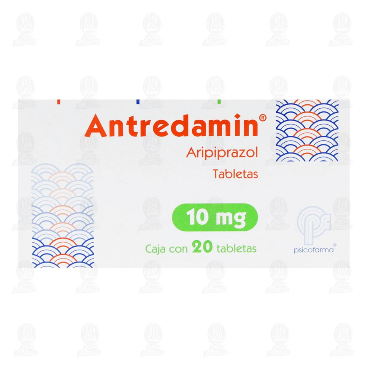 Antredamin 10 mg, 20 Tabletas. image number 1