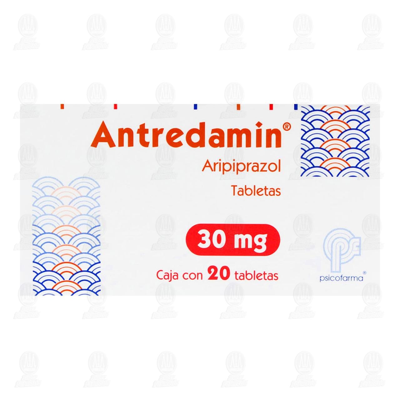 Antredamin 30 mg, 20 Tabletas. image number 1