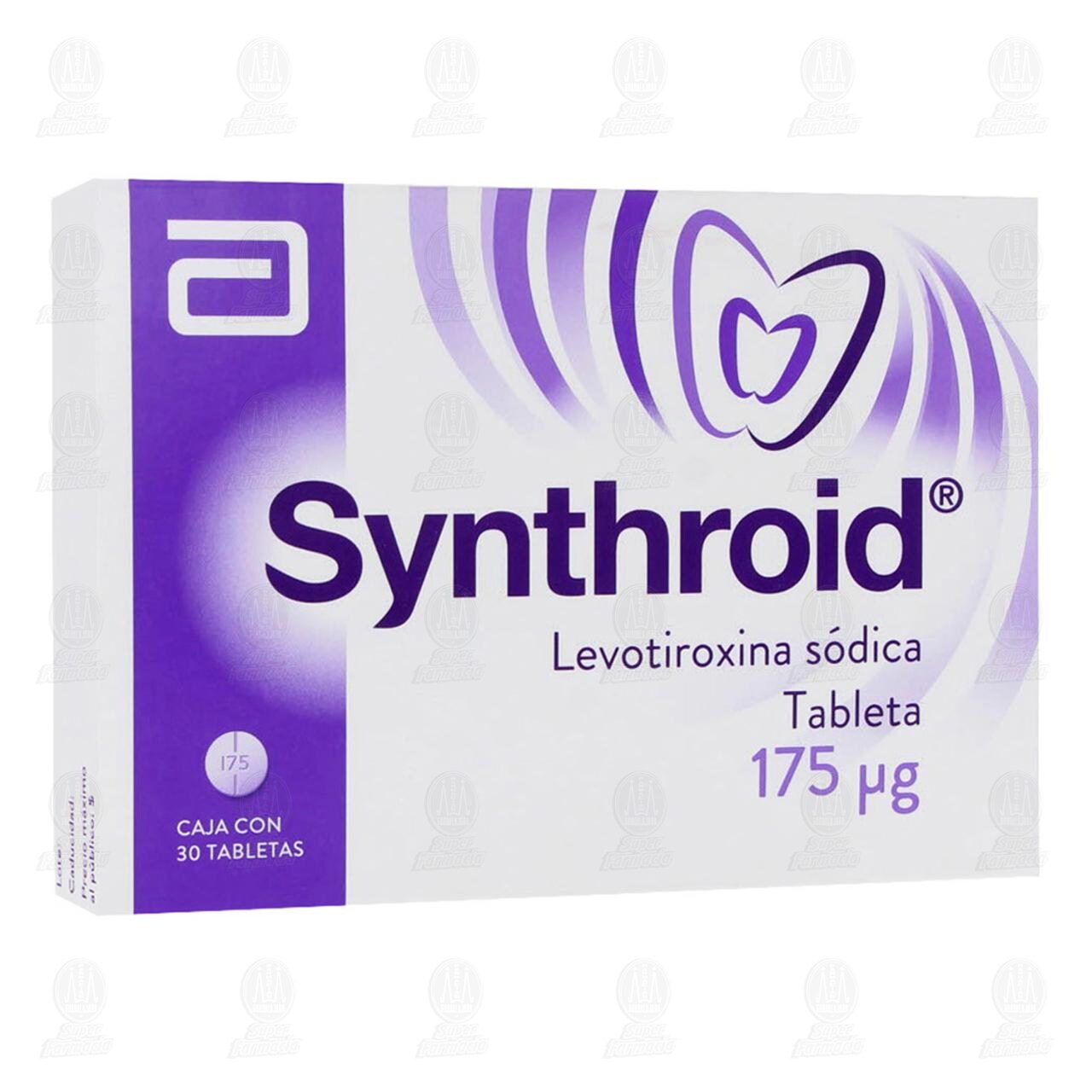 Synthroid 175 mcg, 30 Tabletas. image number 0