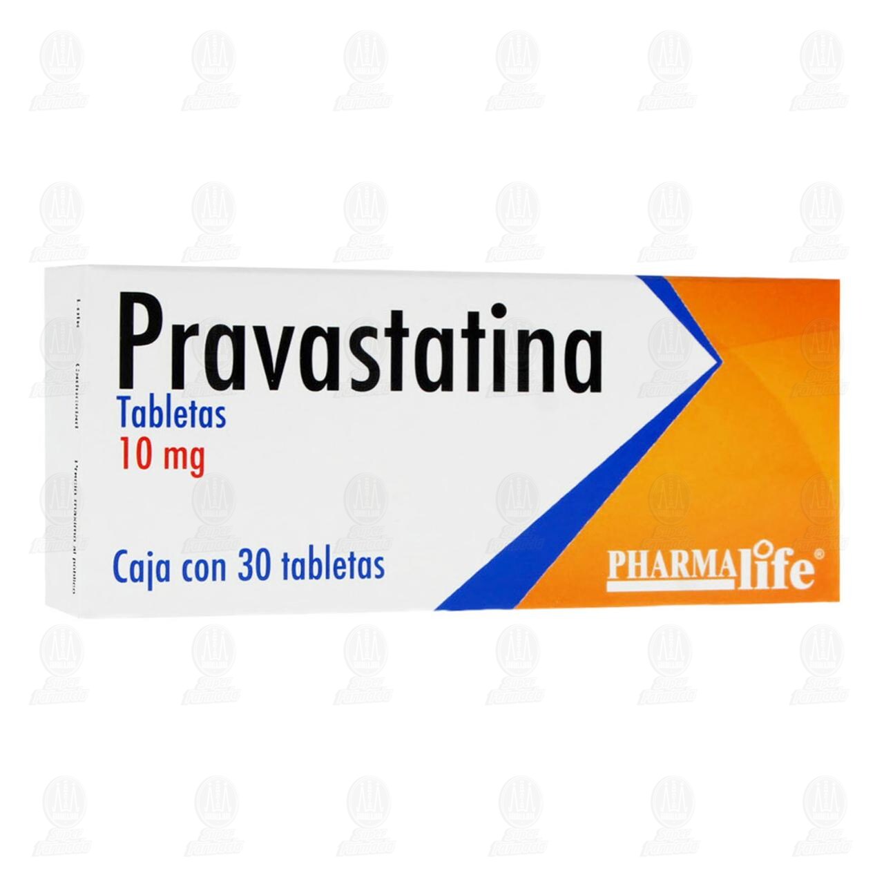 Pravastatina 10 mg, 30 Tabletas Pharmalife.
