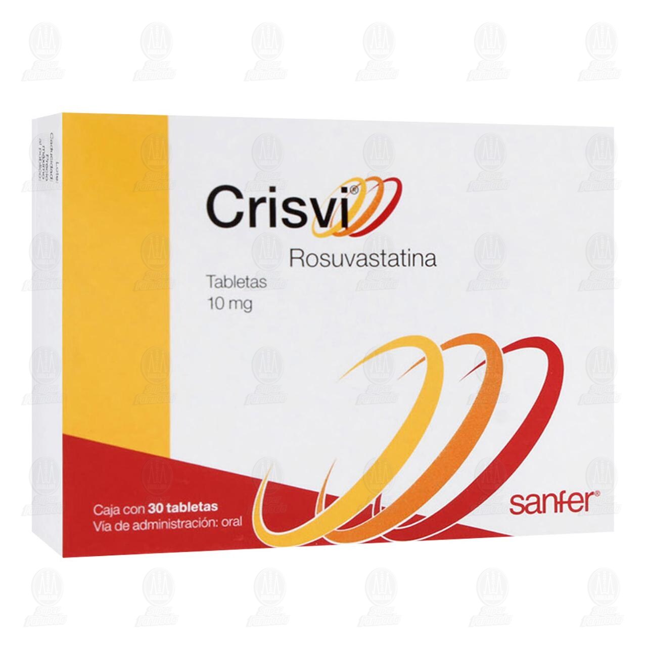 Crisvi 10 mg, 30 Tabletas. image number 0
