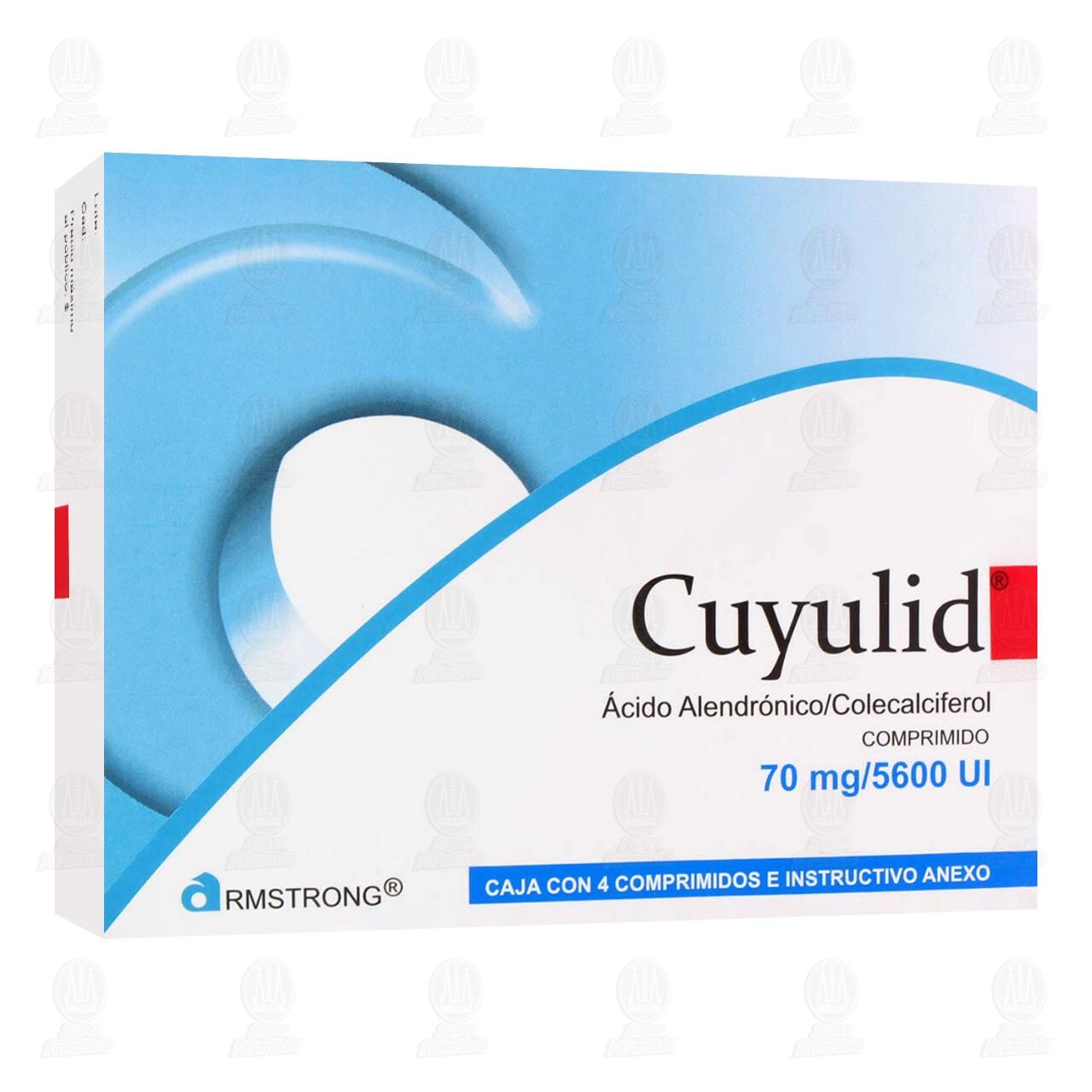 Cuyulid 70mg/5600UI, 4 Comprimidos. image number 0