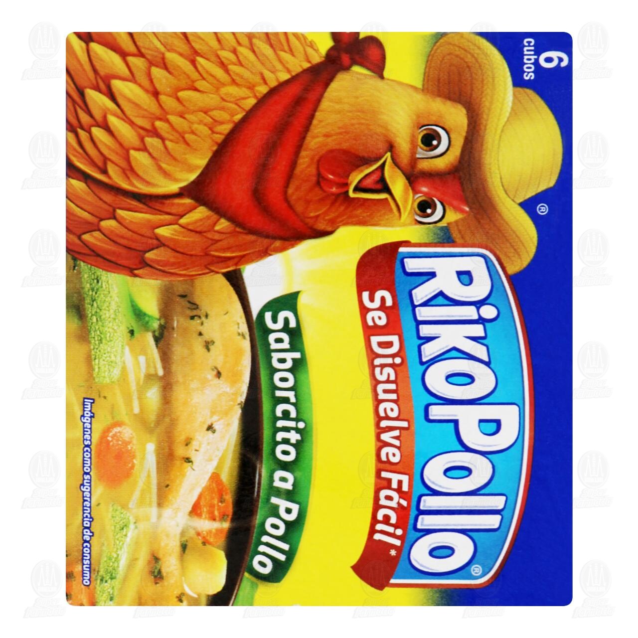 Concentrado de Pollo Riko Pollo, 6 Cubos. image number 1
