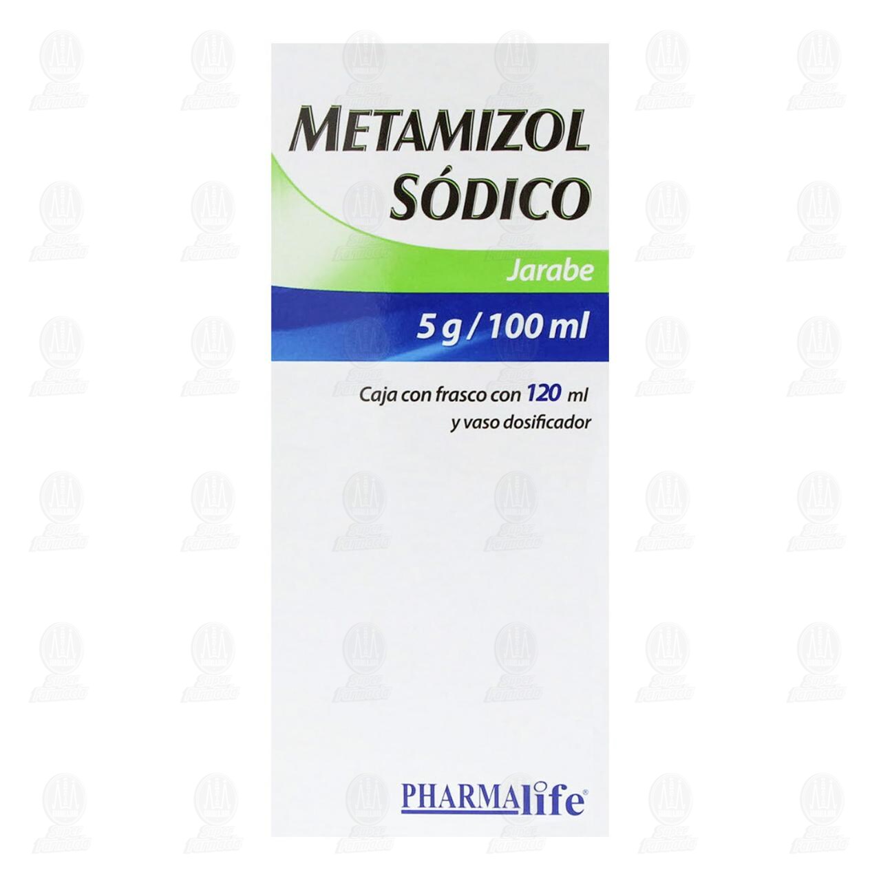 Metamizol S&oacute;dico 5gr/100ml Jarabe, 120 ml Pharmalife. image number 1