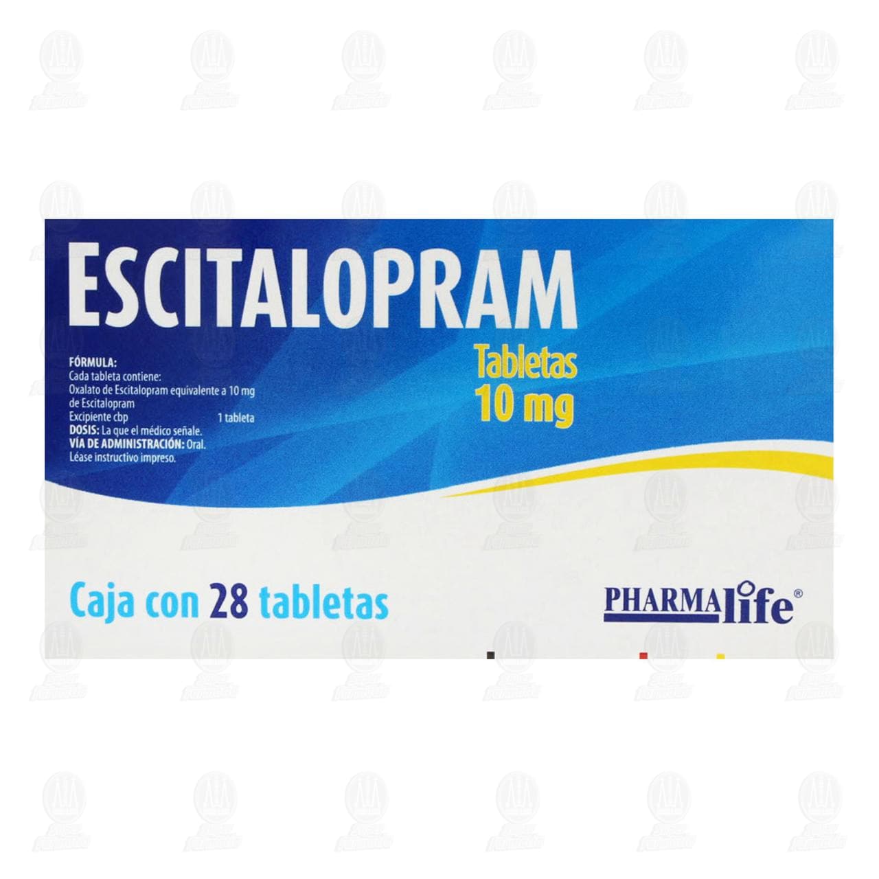 Escitalopram 10 mg, 28 Tabletas Pharmalife. image number 2