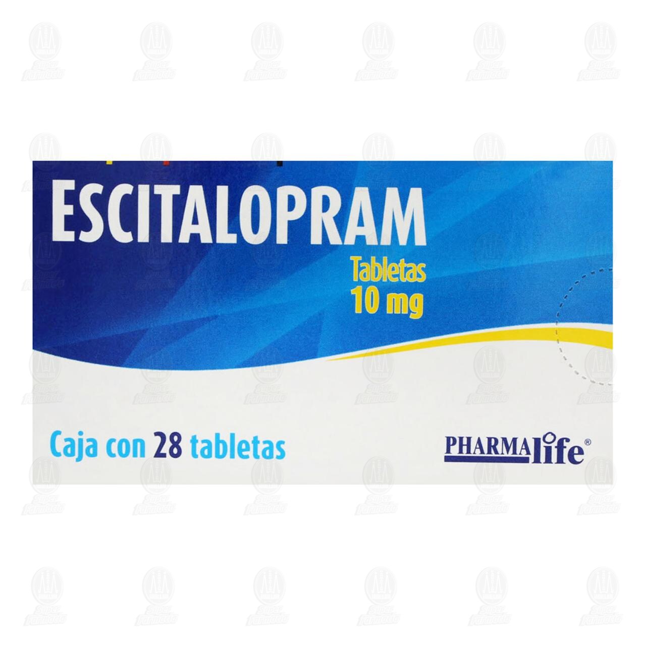 Escitalopram 10 mg, 28 Tabletas Pharmalife. image number 1