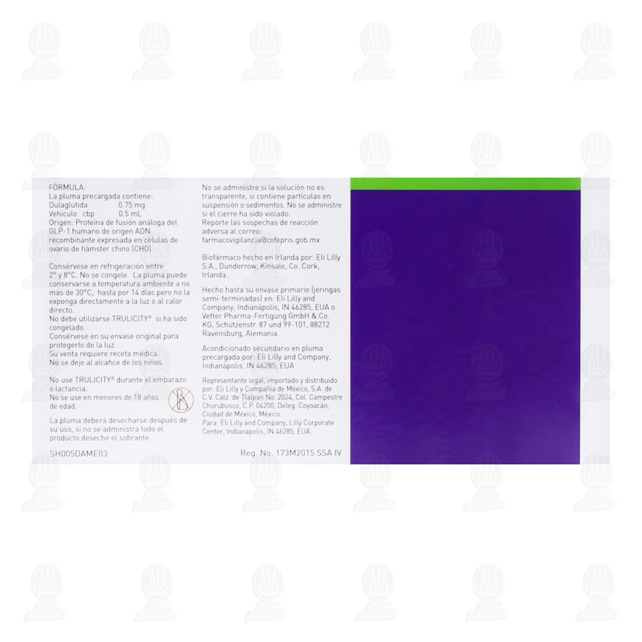 Trulicity 0.75mg/0.5ml Soluci&oacute;n Inyectable 2 Plumas Precargadas. image number 2