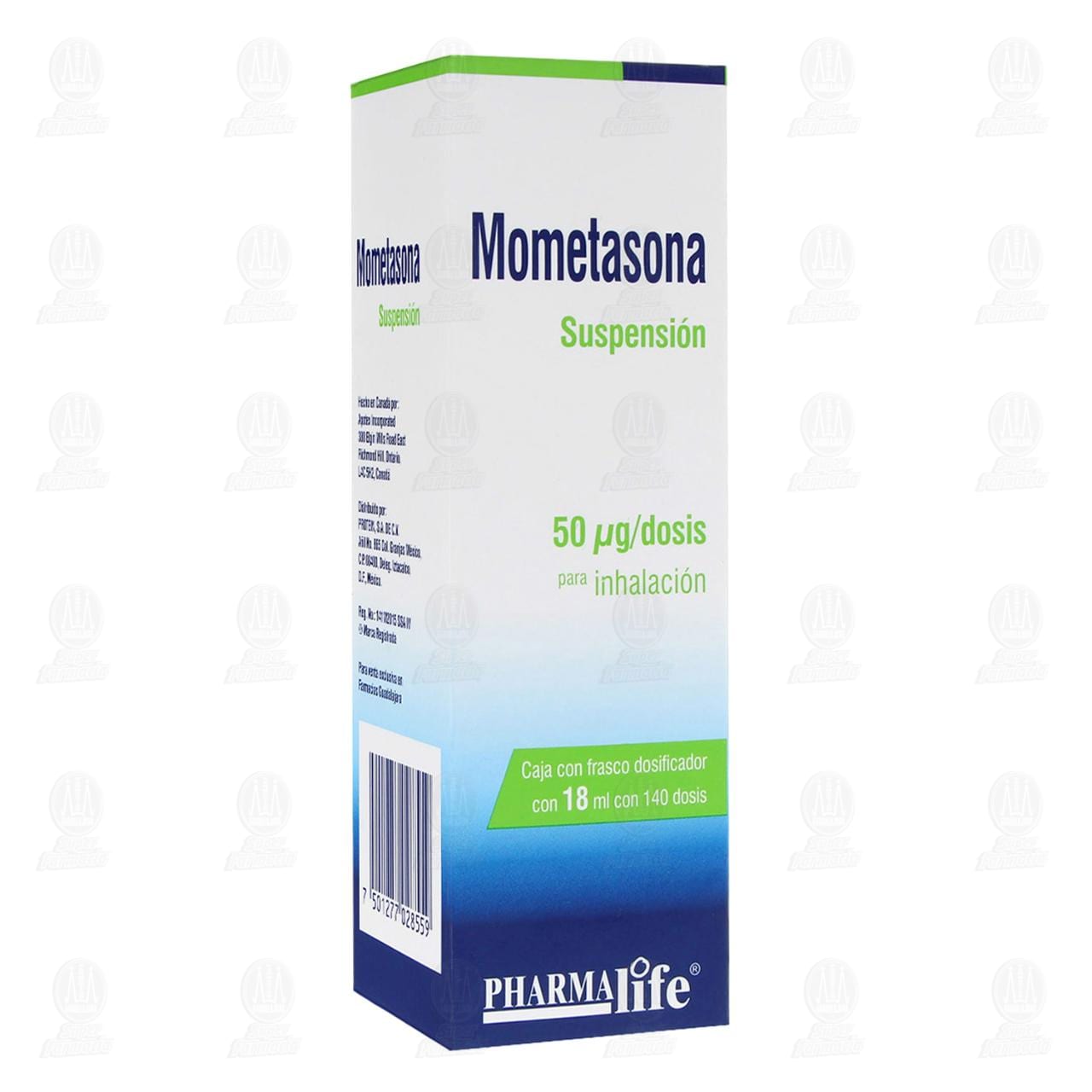 Dimuxon Mometasona Suspensión para Inhalación 50 mcg, 18 ml 140 Dosis. de ...