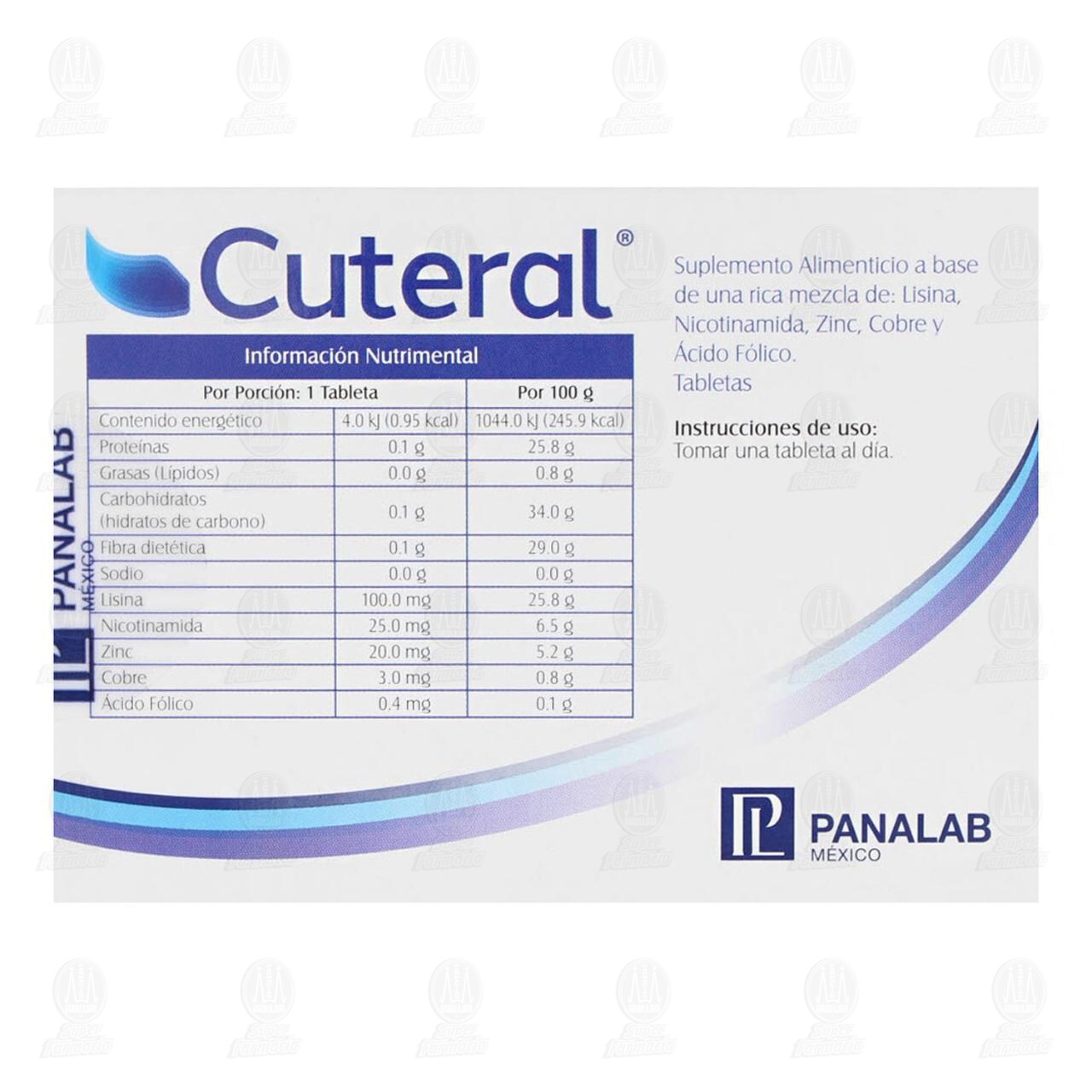 Cuteral, 30 Tabletas. image number 2