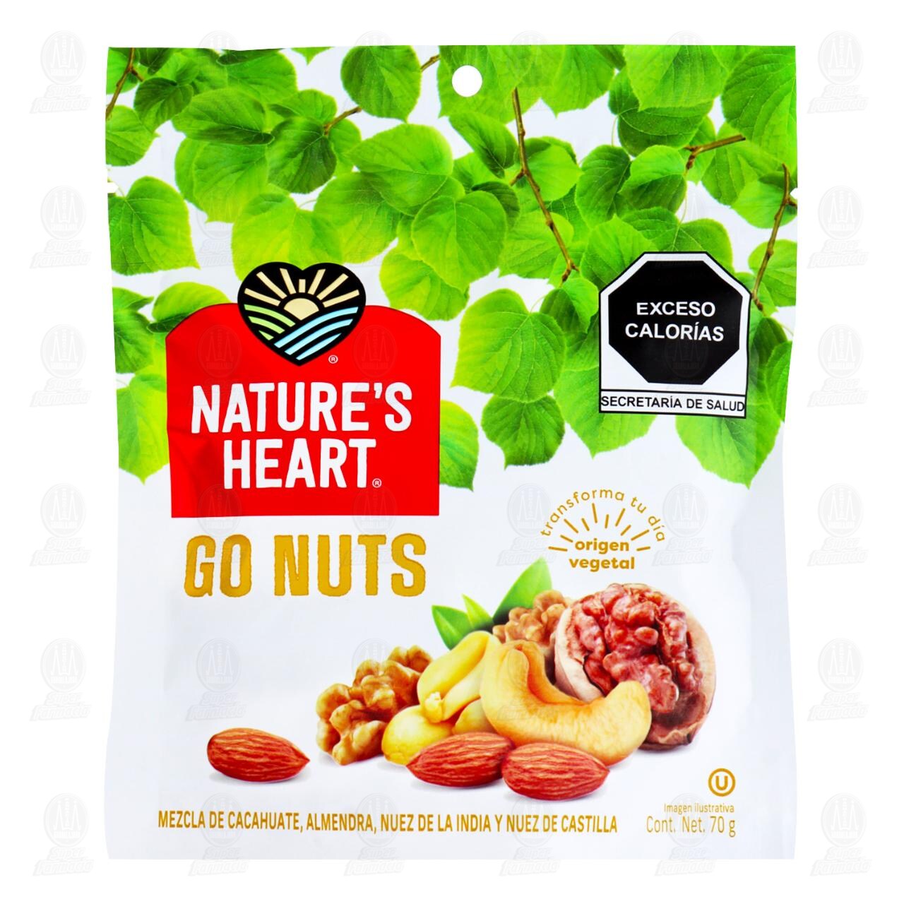 Botana Nature's Heart Go Nuts, 70 gr. image number 0