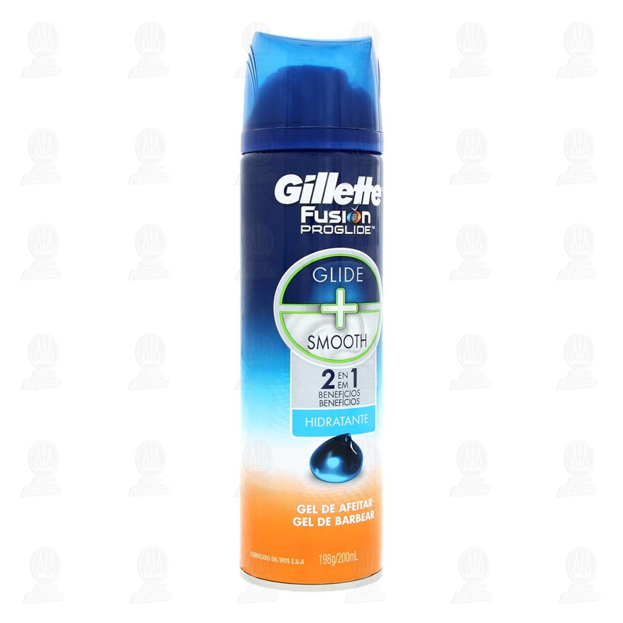 Gel para Afeitar Gillette Fusion Proglide 2 en 1, 200 ml. image number 0