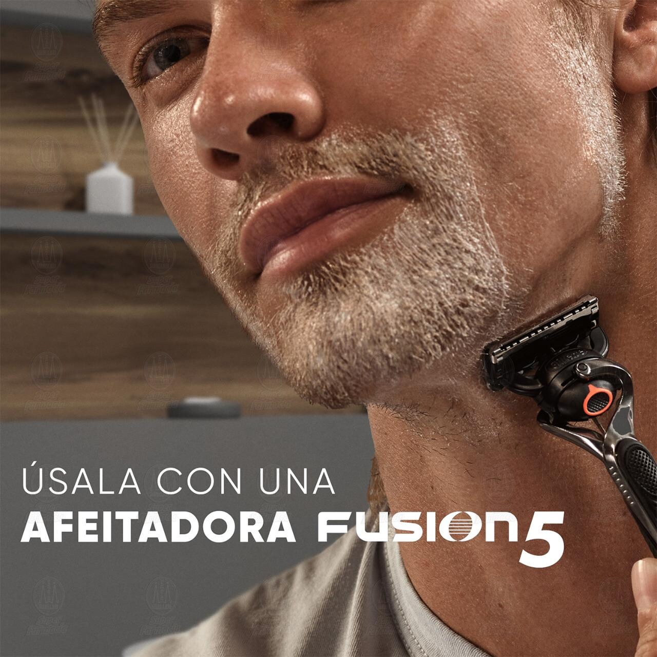 Gel para Afeitar Gillette Fusion Proglide 2 en 1, 200 ml. image number 4