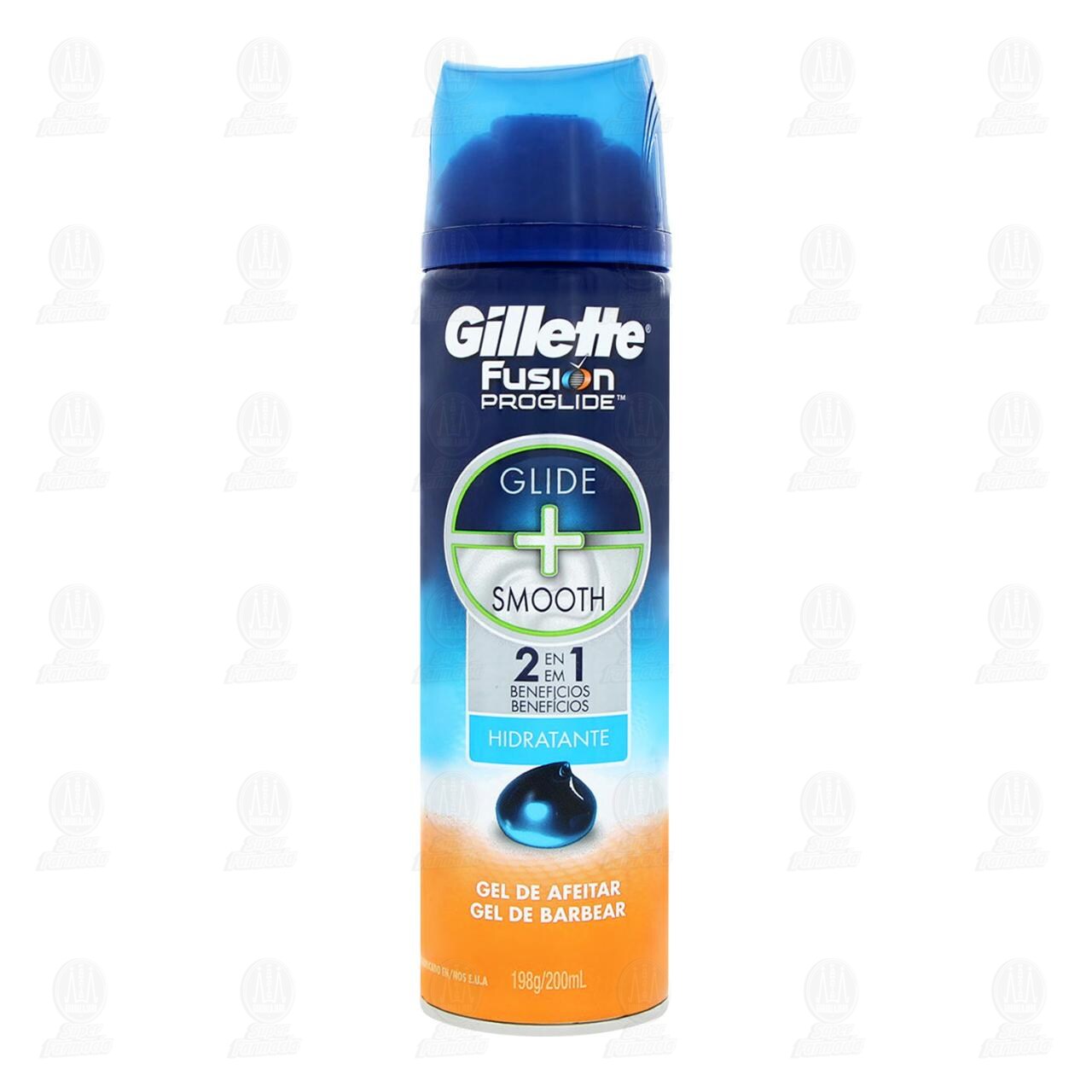 Gel para Afeitar Gillette Fusion Proglide 2 en 1, 200 ml. image number 1