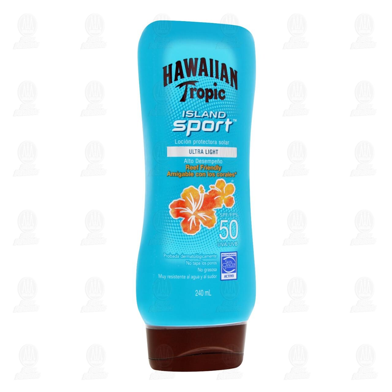 Protector Solar Hawaiian Island Sport Ultra Light en Loción FPS 50, 240 ml. image number 0