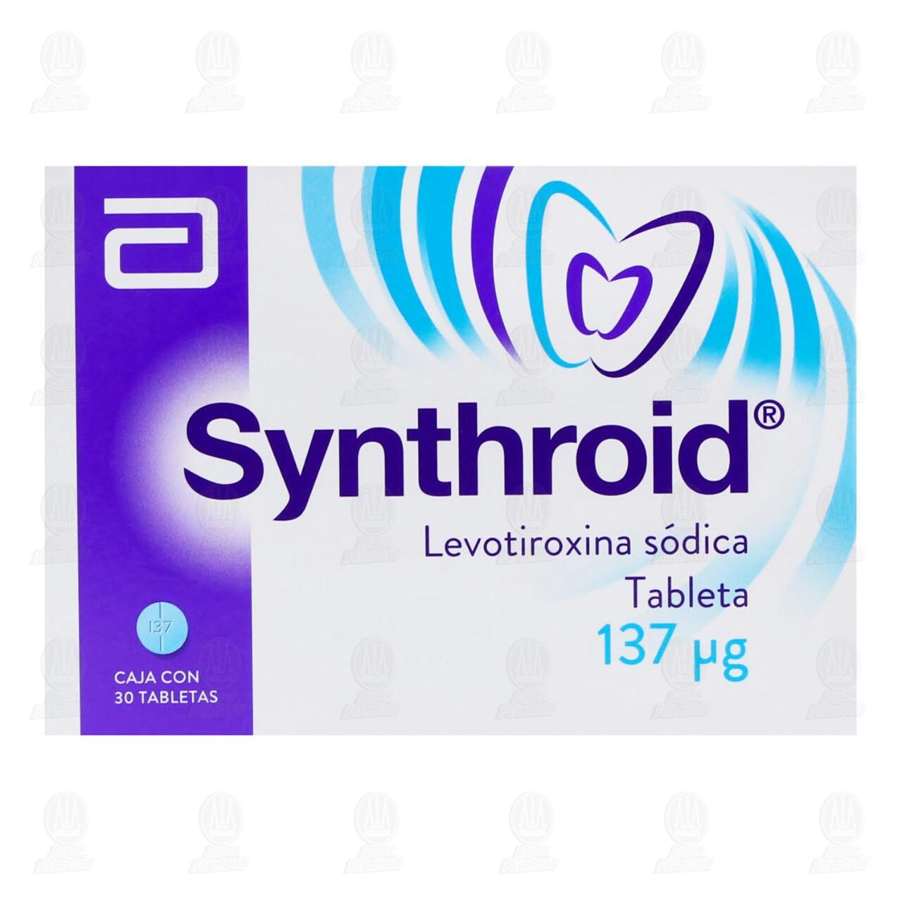 Synthroid 137 mcg, 30 Tabletas. image number 1