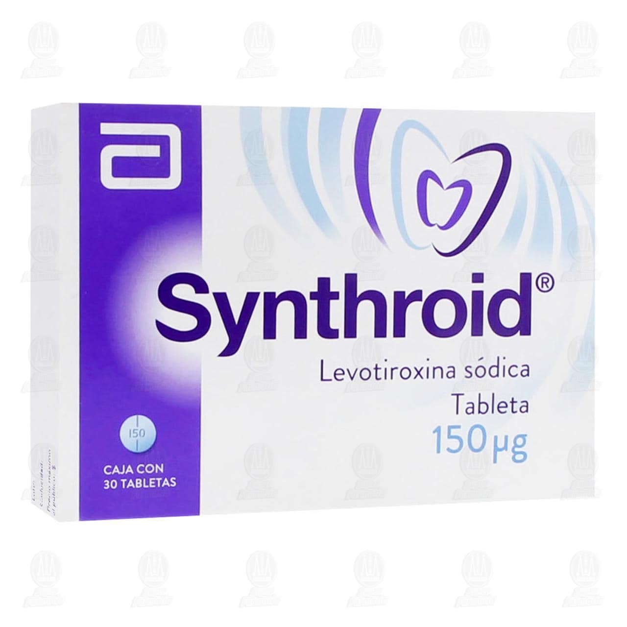 Synthroid 150 mcg, 30 Tabletas. image number 0