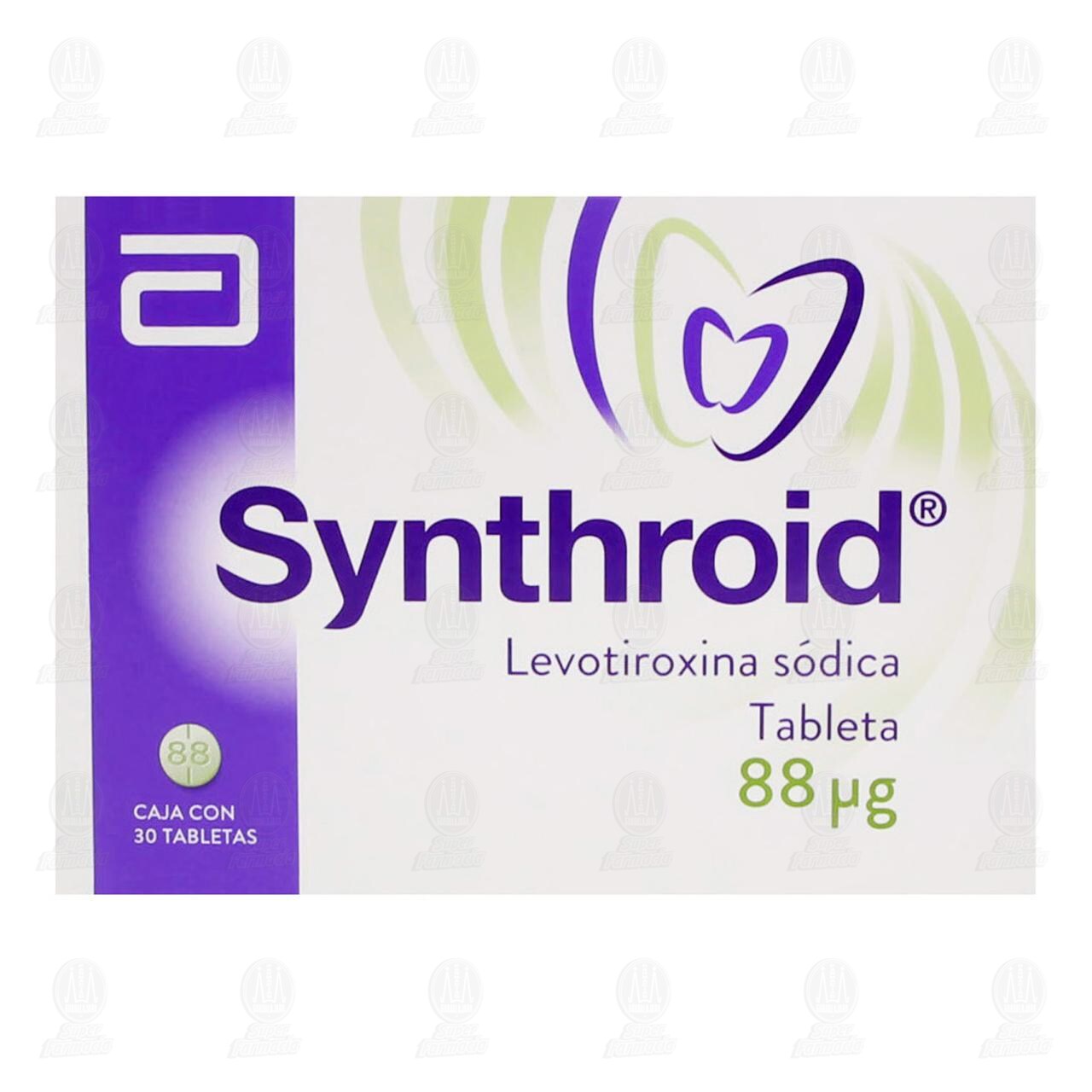 Synthroid 88 mcg, 30 Tabletas. image number 1