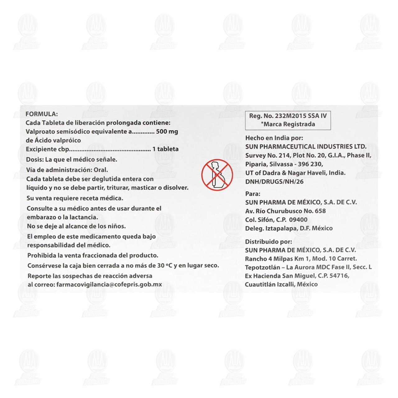 Miraji ER 500 mg, 30 Tabletas. image number 2