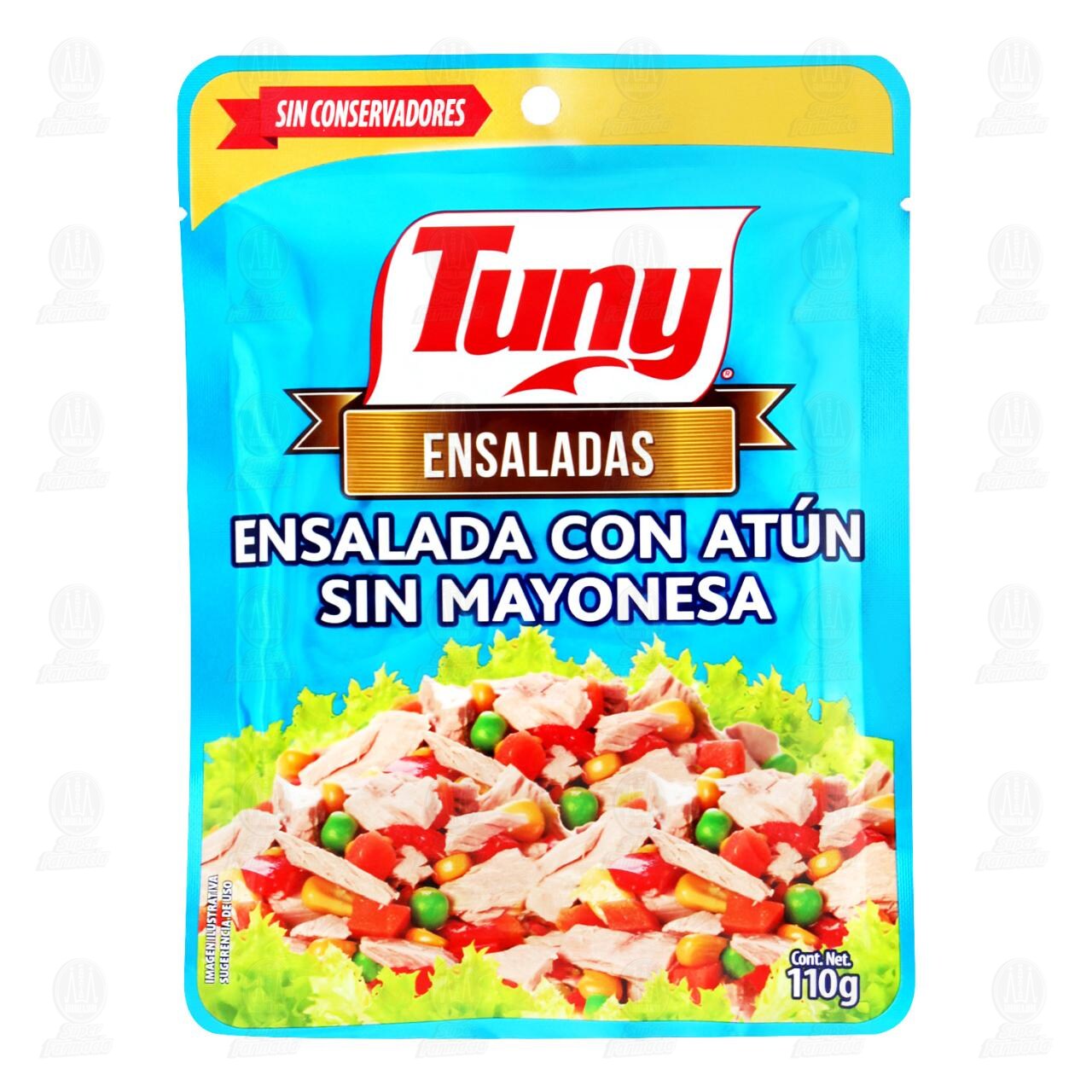 Ensalada Tuny con Atún Sin Mayonesa, 110 g.