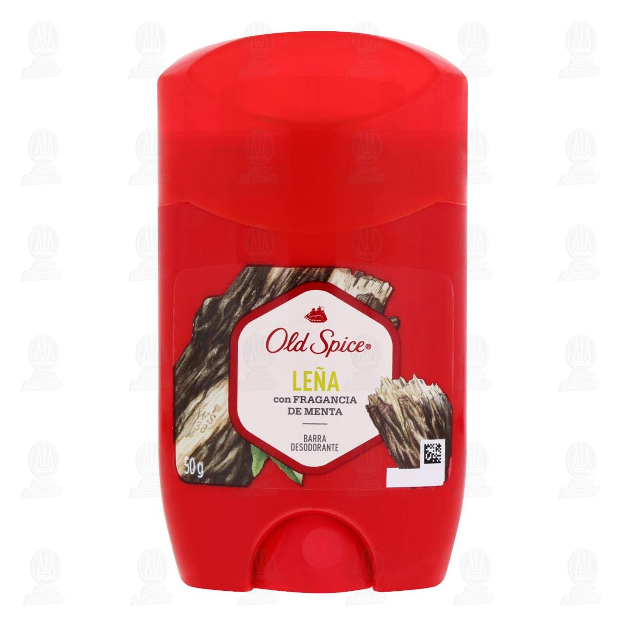 Barra Desodorante Old Spice Le&ntilde;a con Fragancia de Menta, 50 gr. image number 1