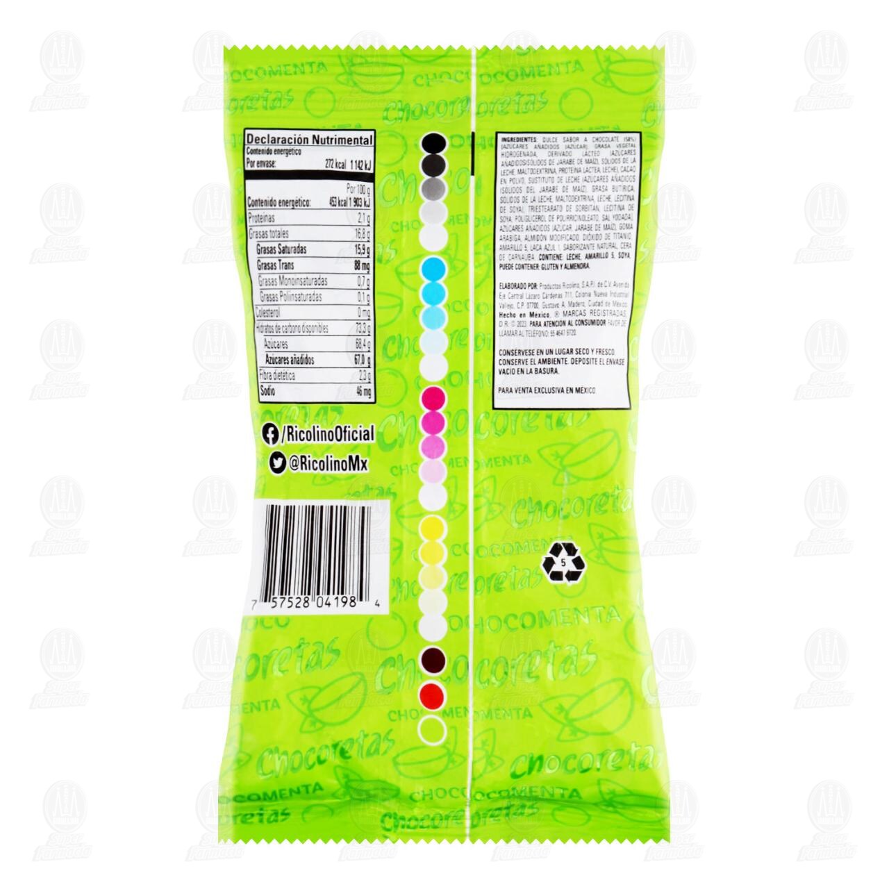 Dulce Ricolino Chocoretas, 60 gr. image number 1