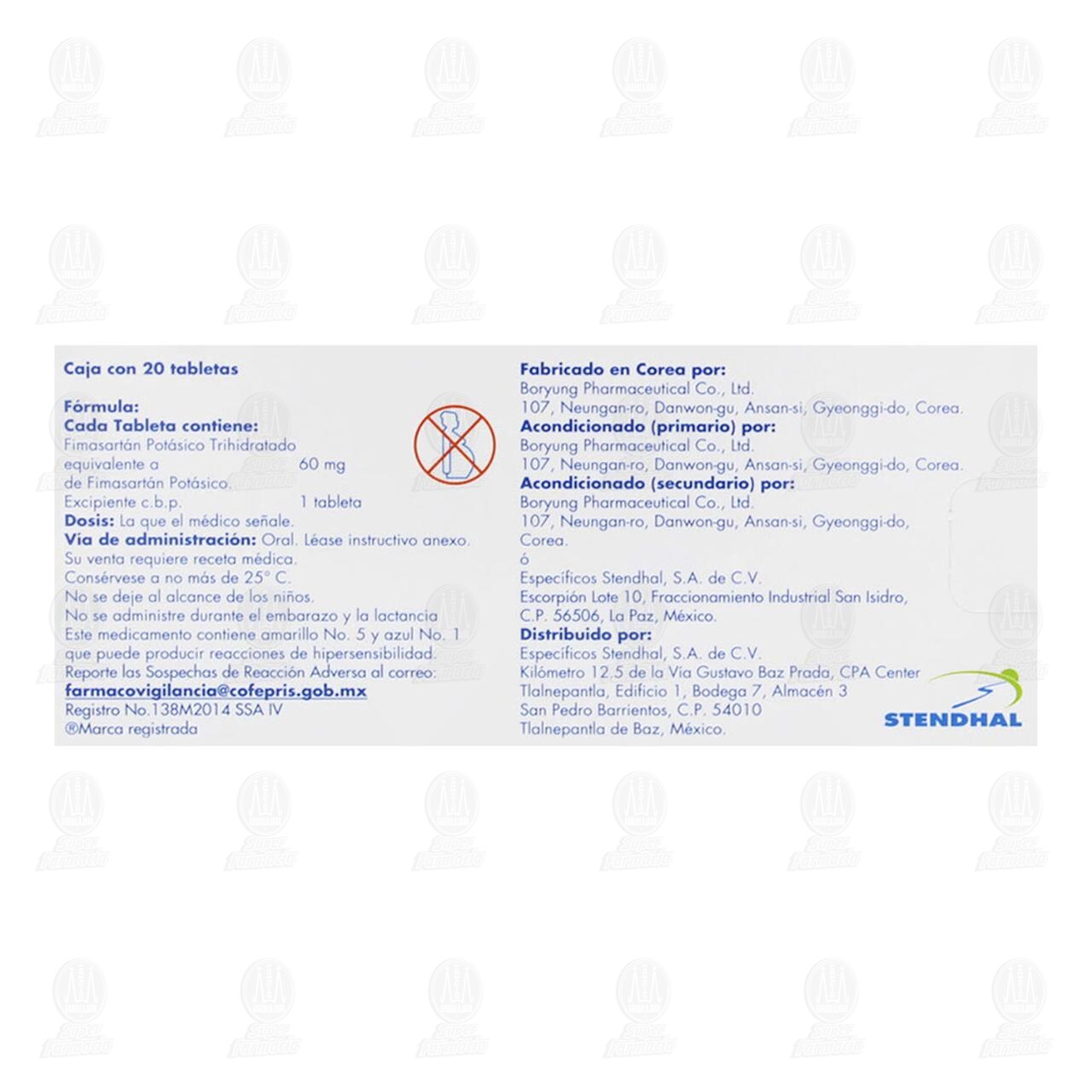 Arahkor 60 mg, 20 Tabletas. image number 2