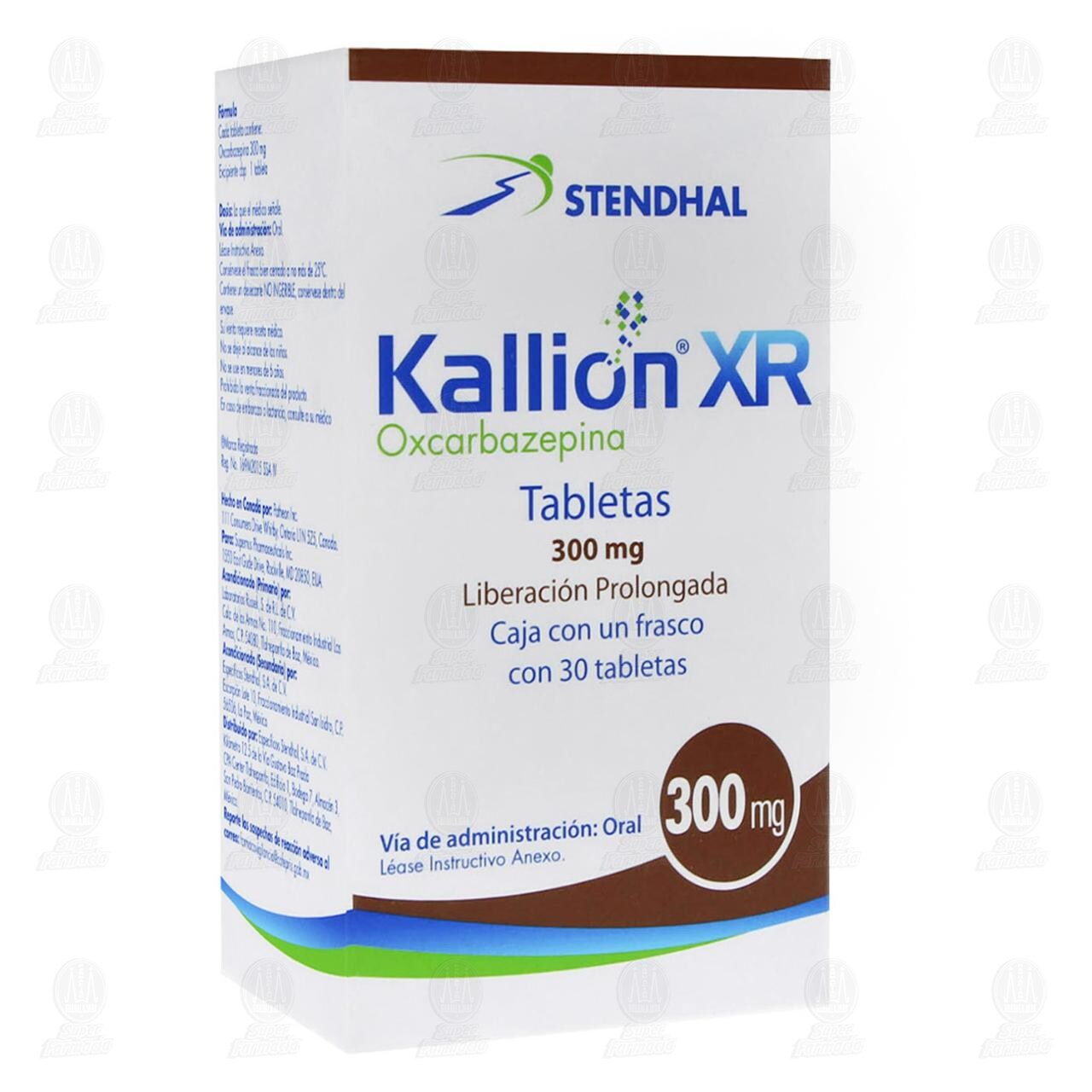 Kallion XR 300 mg, 30 Tabletas. image number 0