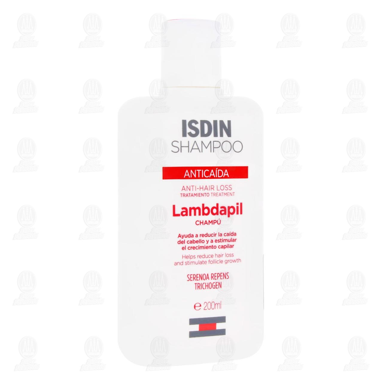 Isdin Lambdapil Anticaída Loss Shampoo, 200 ml.