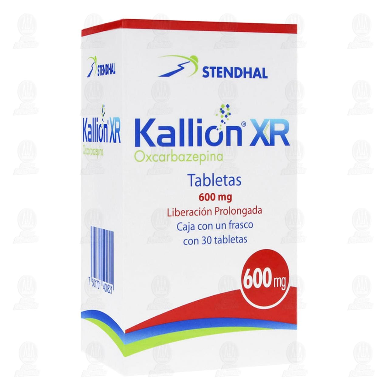 Kallion XR 600 mg, 30 Tabletas. image number 0