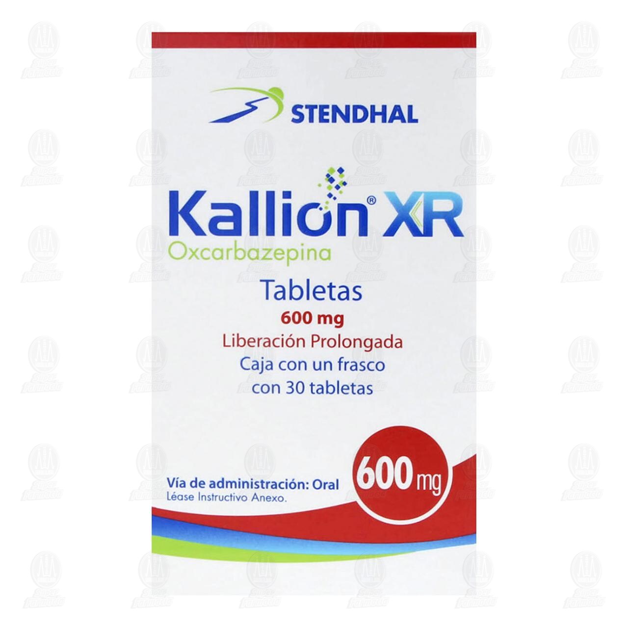 Kallion XR 600 mg, 30 Tabletas. image number 2