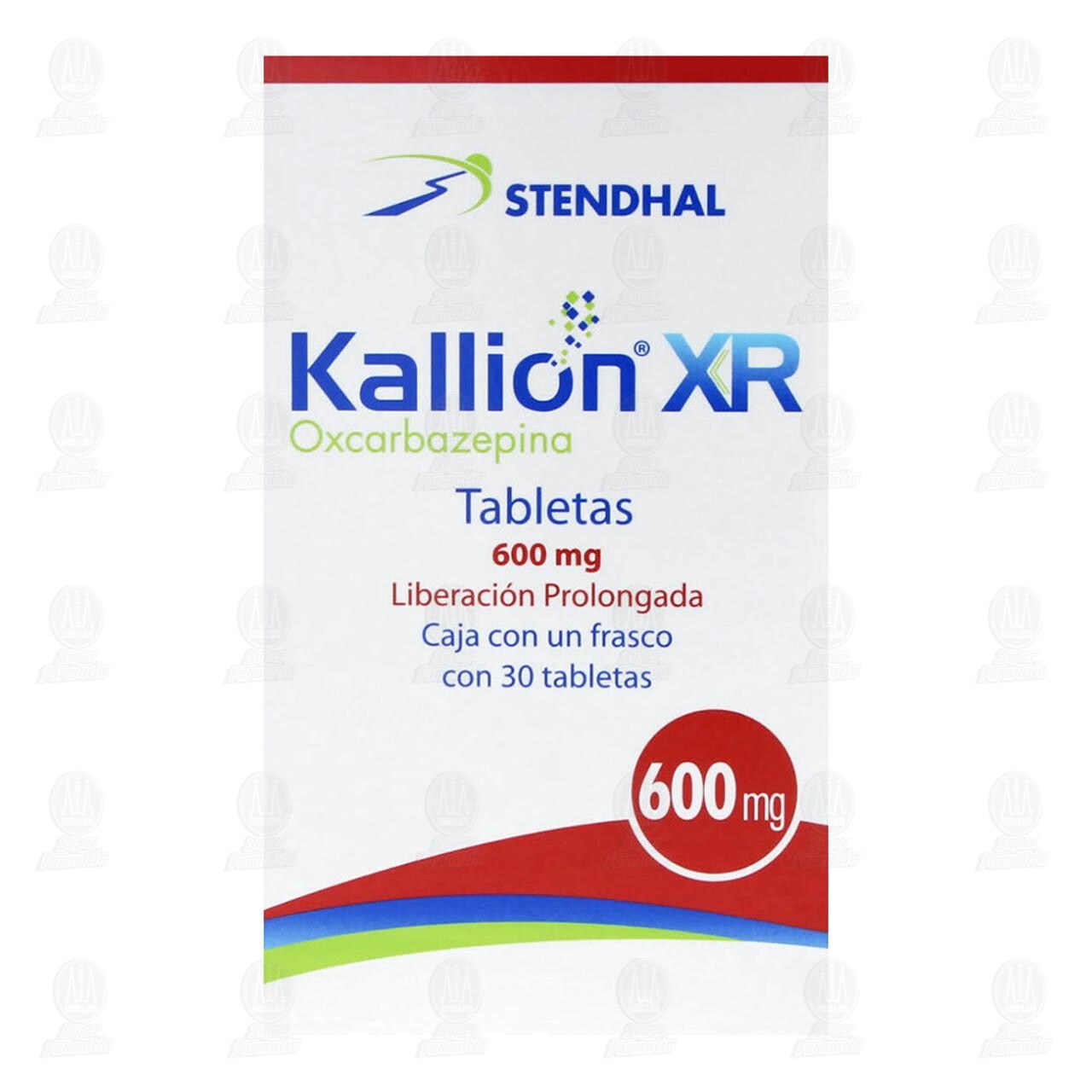 Kallion XR 600 mg, 30 Tabletas. image number 1