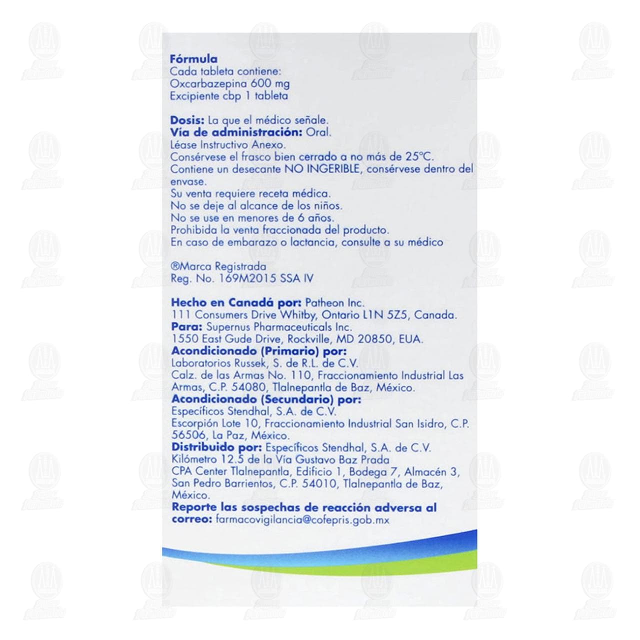 Kallion XR 600 mg, 30 Tabletas. image number 3