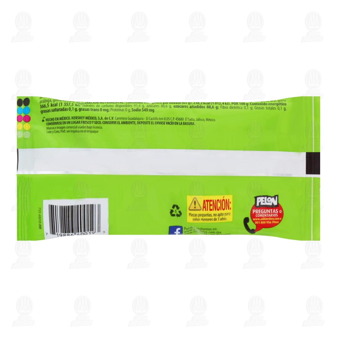 Dulce Pelon Pelonetes Sabor a Tamarindo, 65 gr. image number 1