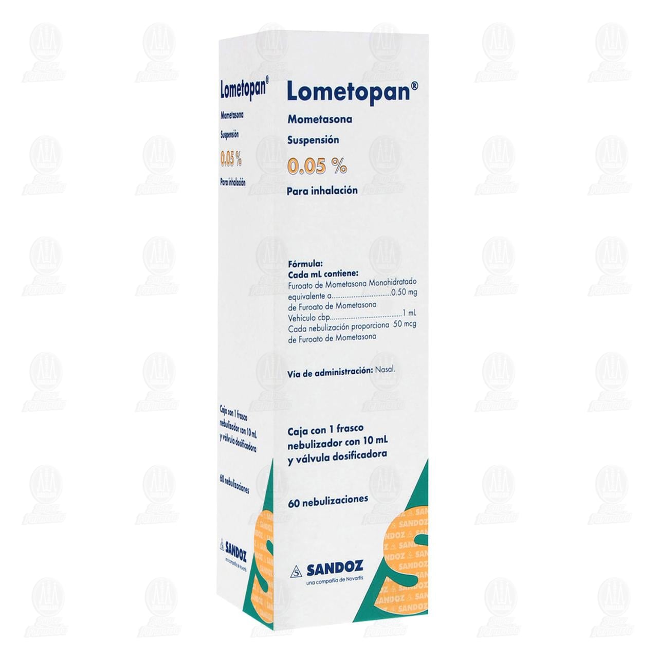 Lometopan 0.05% 10 ml Suspensi&oacute;n, 60 Nebulizaciones. image number 0