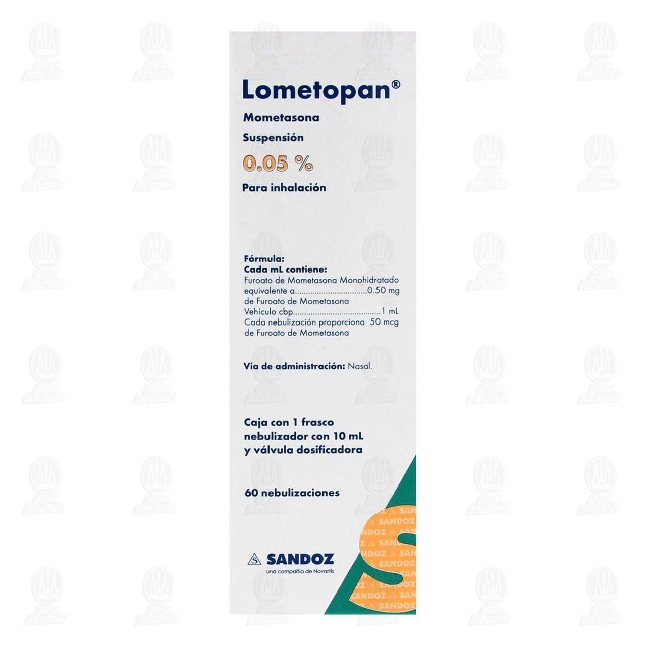 Lometopan 0.05% 10 ml Suspensi&oacute;n, 60 Nebulizaciones. image number 1
