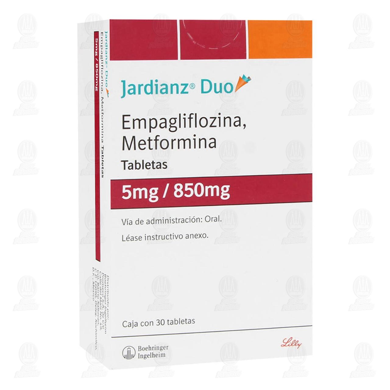 Jardianz Duo 5mg/850mg, 30 Tabletas.