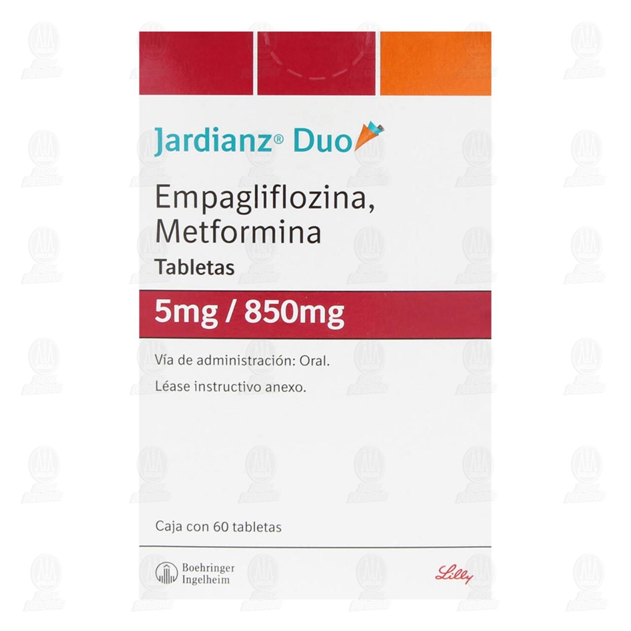 Jardianz Duo 5mg/850mg, 60 Tabletas. image number 1