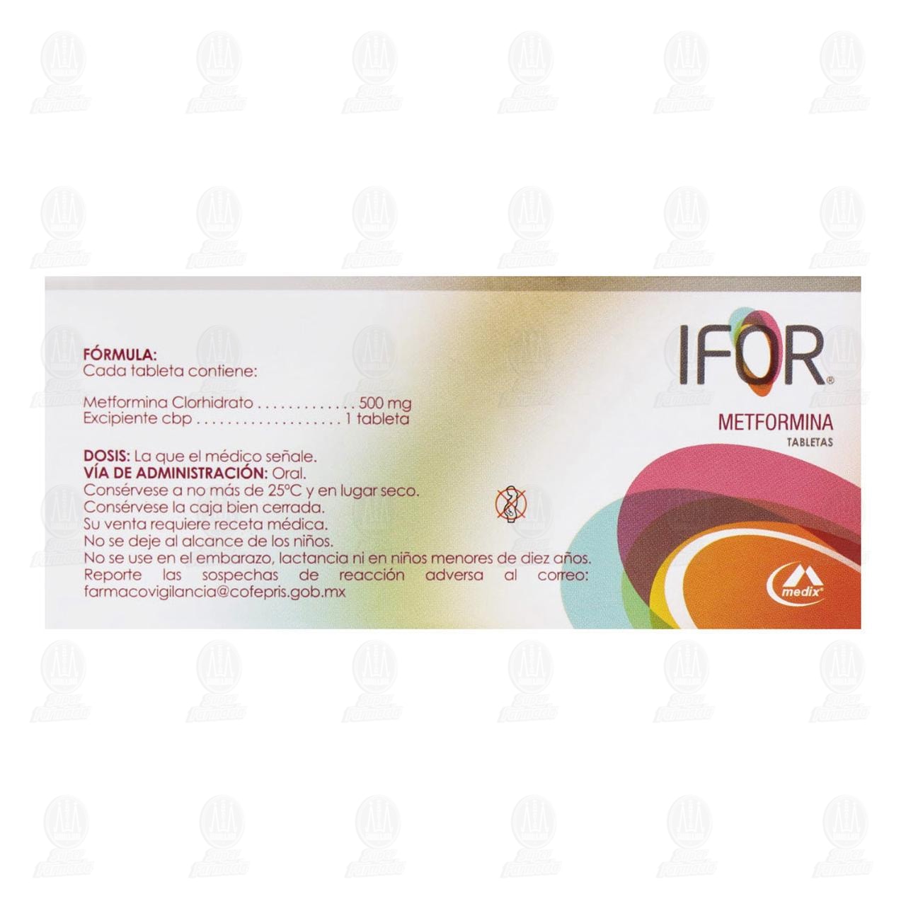 Ifor 500 mg, 30 Tabletas. image number 2